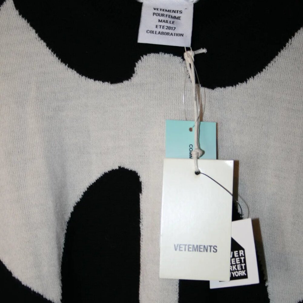 Comme des Garcons SHIRT × Vetements Axe Lesbian Labrys Fetish Knit FW17 New - Picture 2 of 4